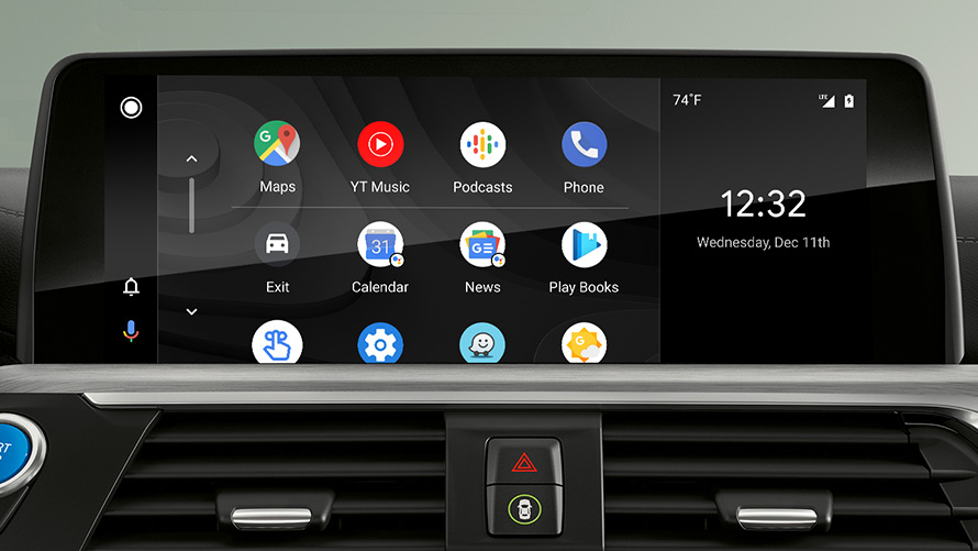 Интеграция смартфона в автомобиль с использованием Android Auto Интеграция смартфона в автомобиль с использованием Android Auto из пакета BMW ConnectedDrive на центральном дисплее
