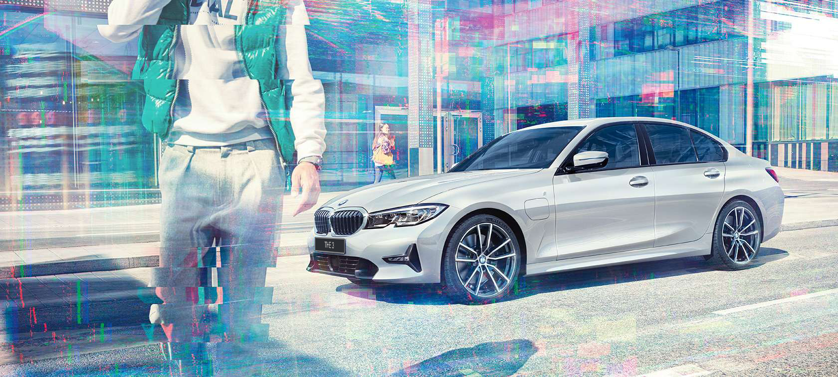 Седан BMW 3 серии, салон G20 Крупный план места водителя седана BMW 3 серии G20.