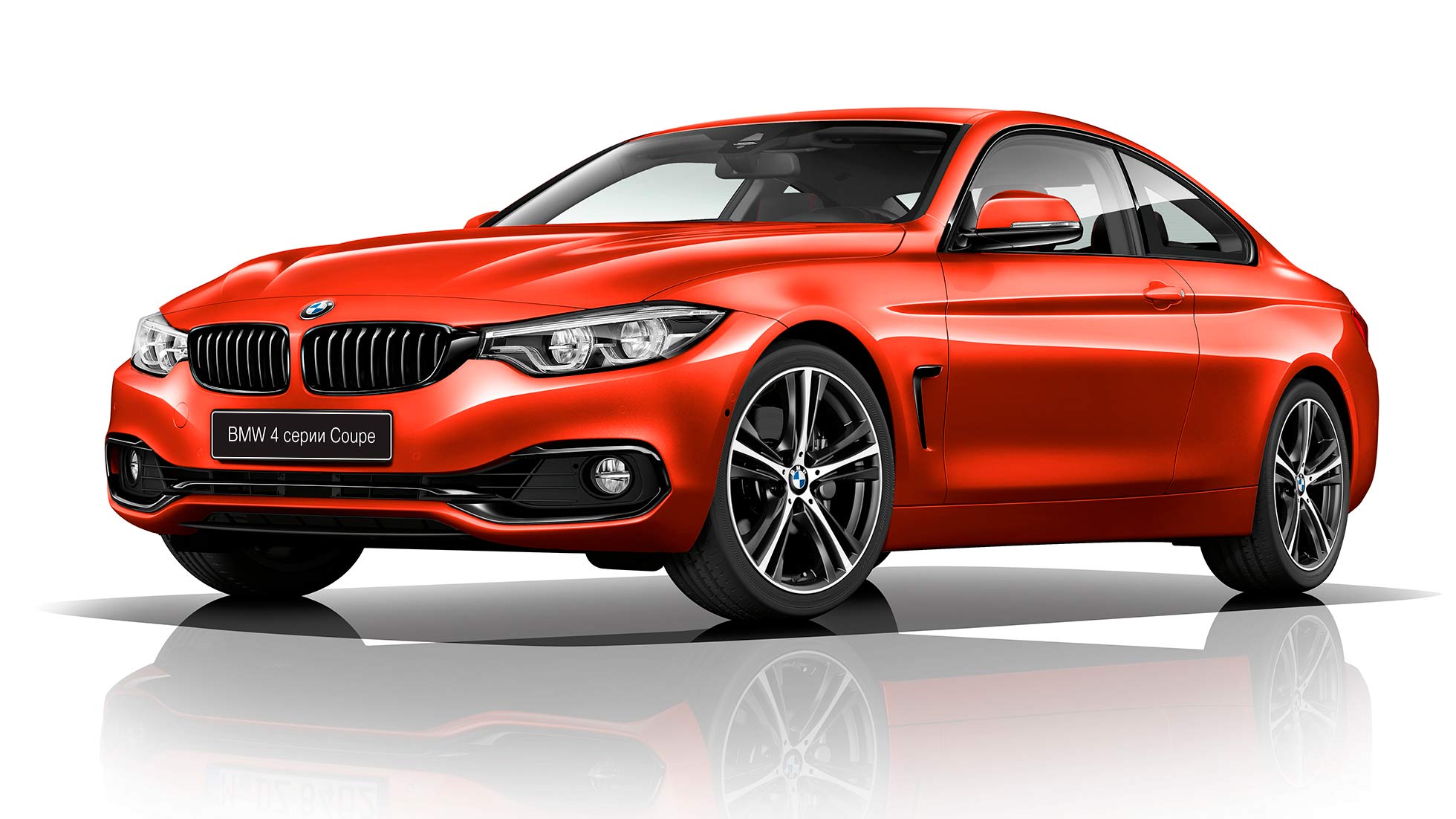 BMW 4 серии Купе, модель Sport вид сбоку BMW 4 серии Купе, модель Sport вид сбоку