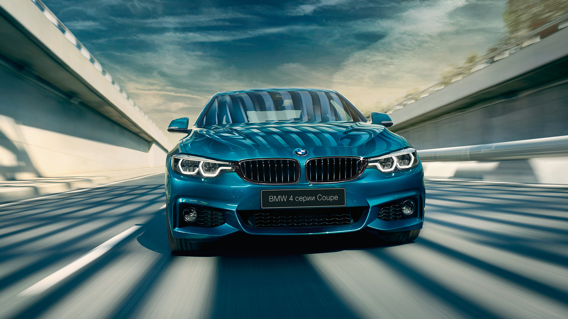 BMW 4 серии Купе, вид спереди BMW 4 серии Купе, вид спереди