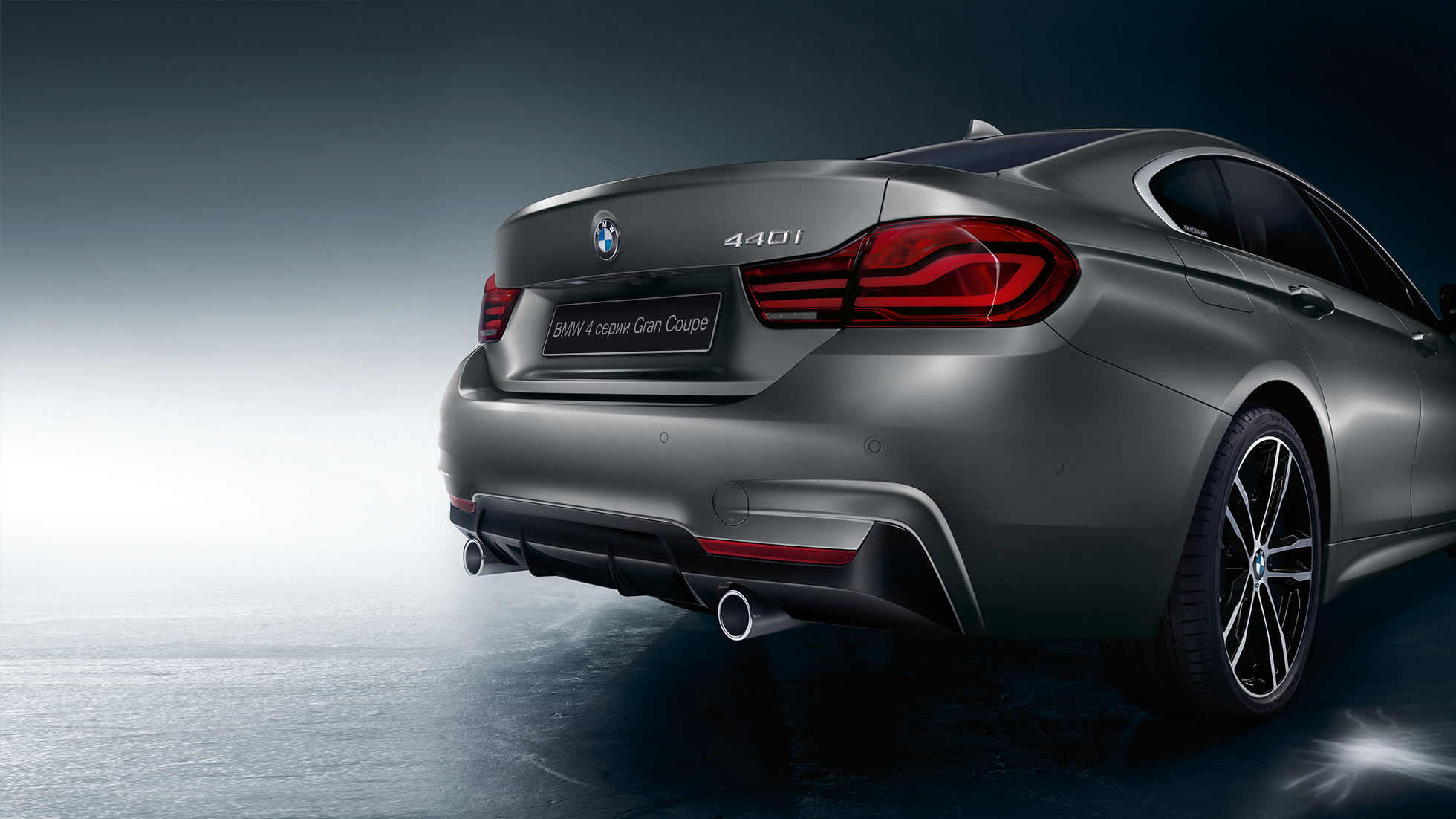 BMW 4 серии Гран Купе вид сзади BMW 4 серии Гран Купе вид сзади