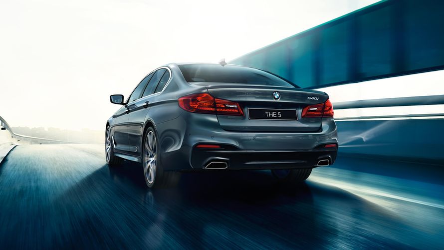 Дизайн BMW 5 серии, BMW 5 серии G30, вид сзади.