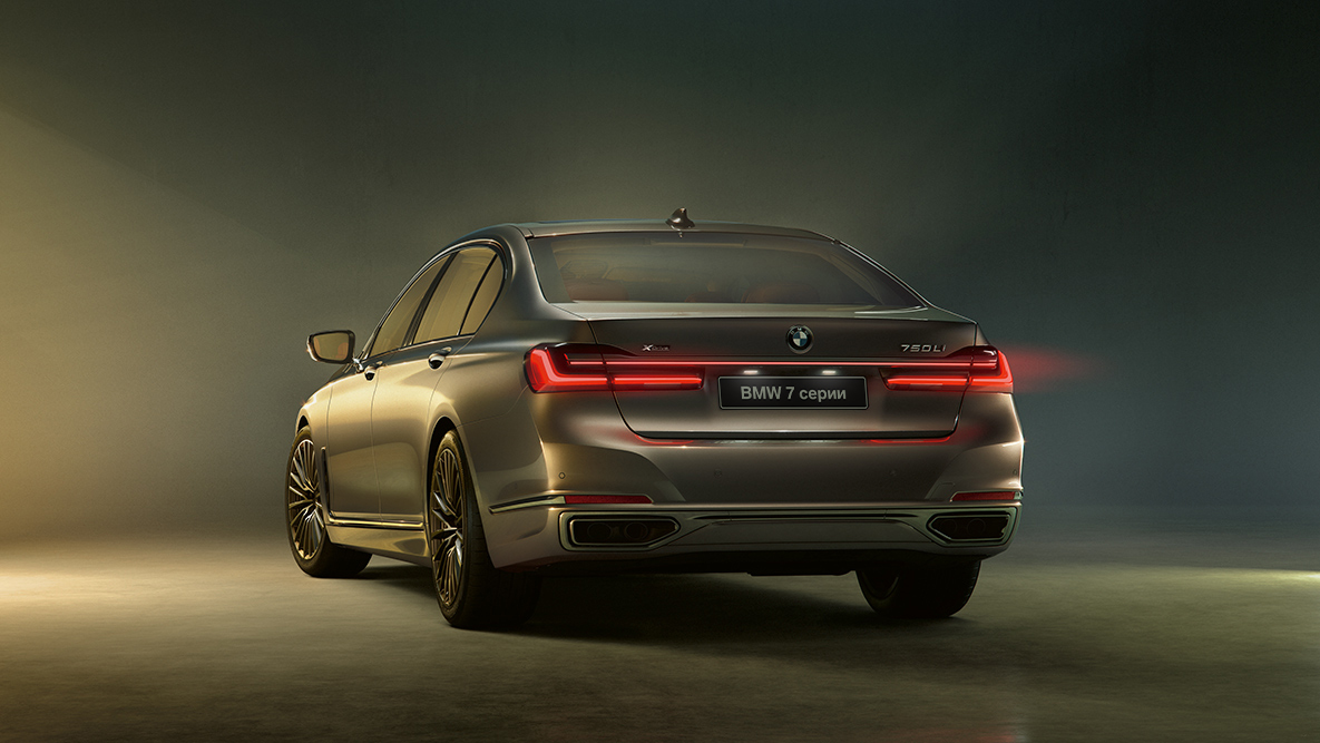 BMW 7 серии: концепция освещения BMW 7 серии: концепция освещения, вид сзади