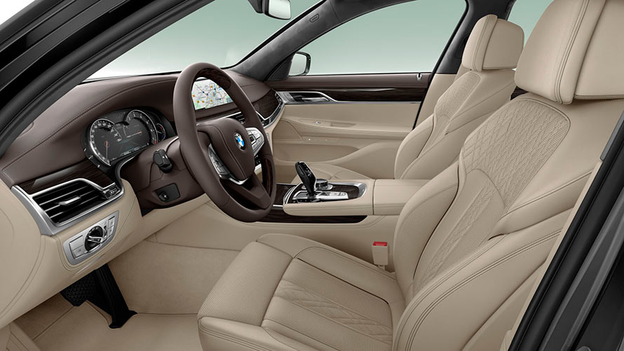 BMW 750Li xDrive Бразильская Вишня, салон. БМВ 7 серии, BMW 750Li xDrive Бразильская Вишня, салон. интерьер, сиденья.