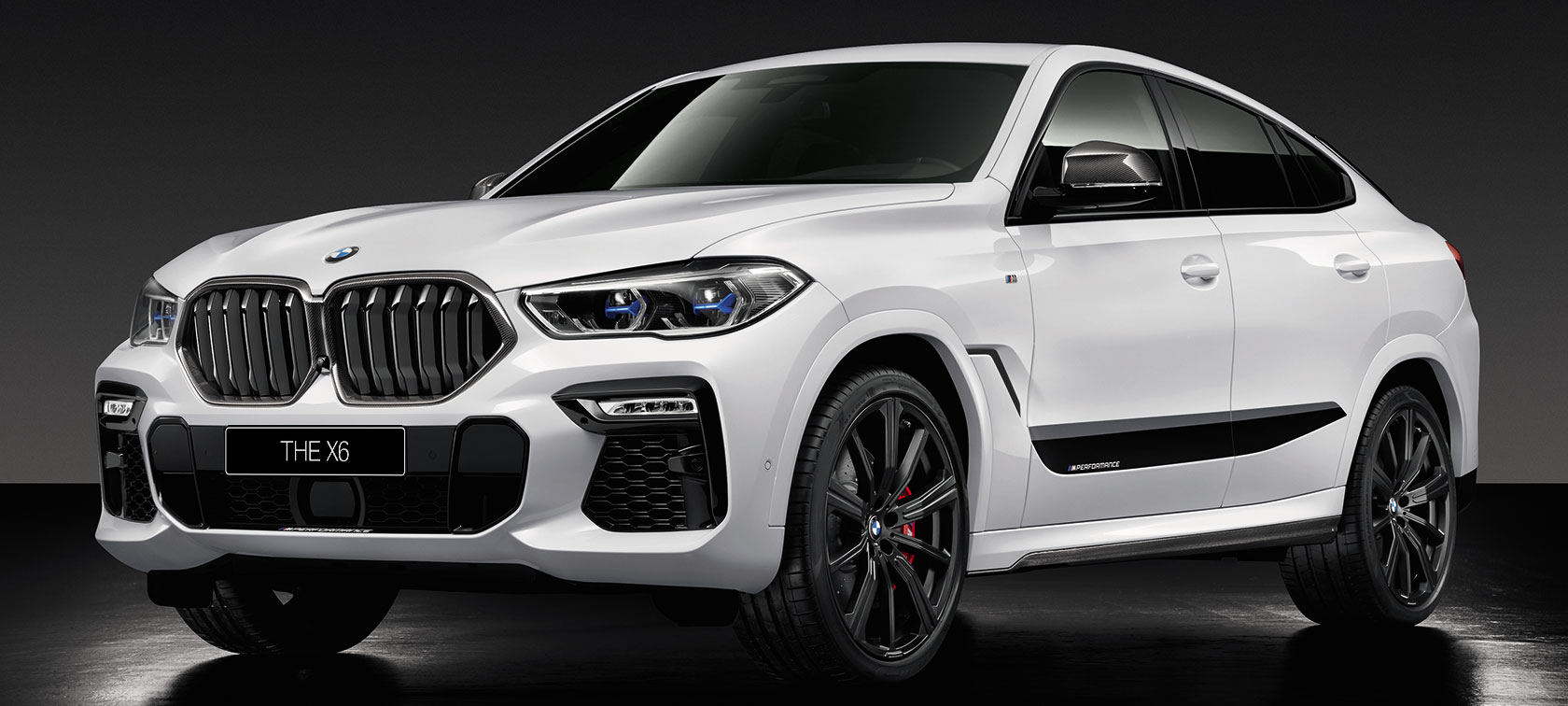 Аксессуары M PERFORMANCE для BMW X6 (G06), в движении на трассе, за городом, БМВ, пакет M Performance.