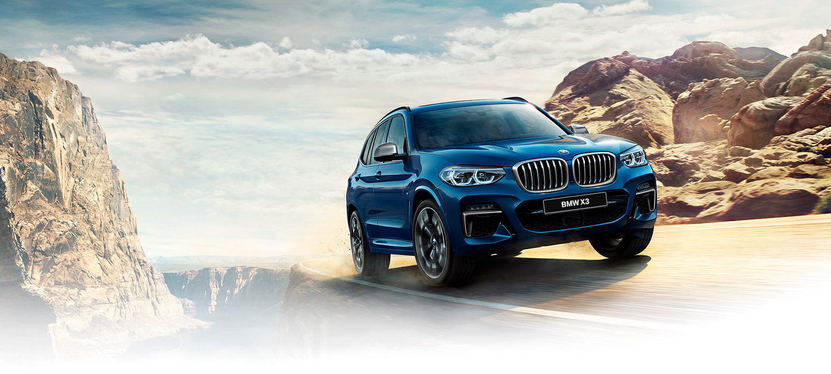 BMW X3, в горах, в движении, на повороте, за городом, БМВ, на природе.