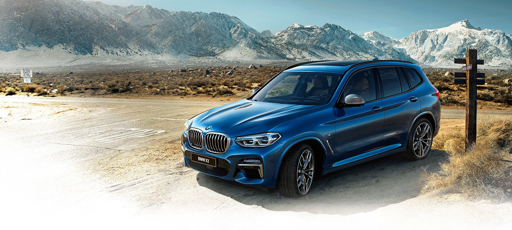 BMW X3, на природе. BMW X3, на природе, за городом, на повороте, БМВ.