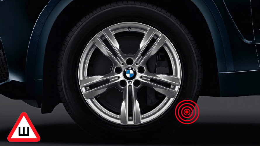 Комплект колес с зимними шинами BMW Double Spoke 467M. Зимние колеса, шипованные шины BMW Double Spoke 467M.