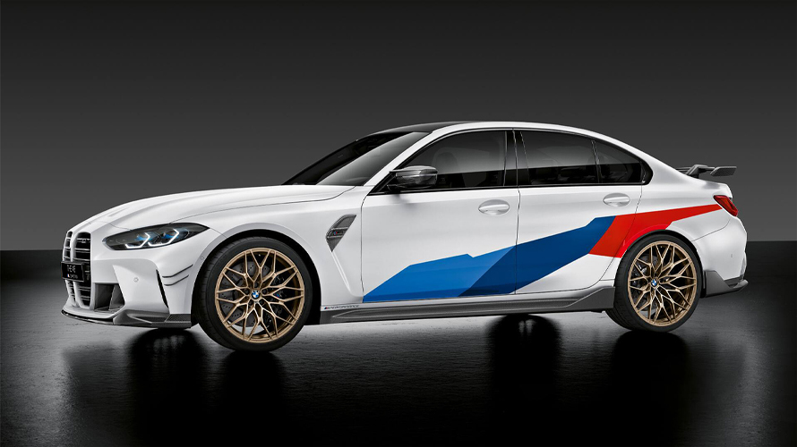 седан BMW M3 Competition с аксессуарами M Performance седан BMW M3 Competition с аксессуарами M Performance
