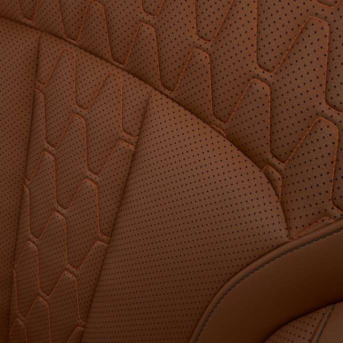 BMW X7, BMW X7 M50d polster design Close-up of the polster design of the BMW X7 with BMW X7 M50d features