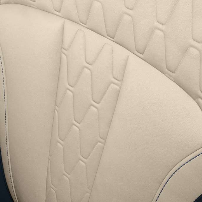 BMW X7, Design Pure Excellence polster design Close-up of the polster design of the BMW X7 with Design Pure Excellence features