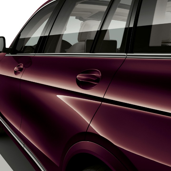 BMW X7 с пакетом M Sport: место водителя BMW X7 с пакетом M Sport: крупный план места водителя